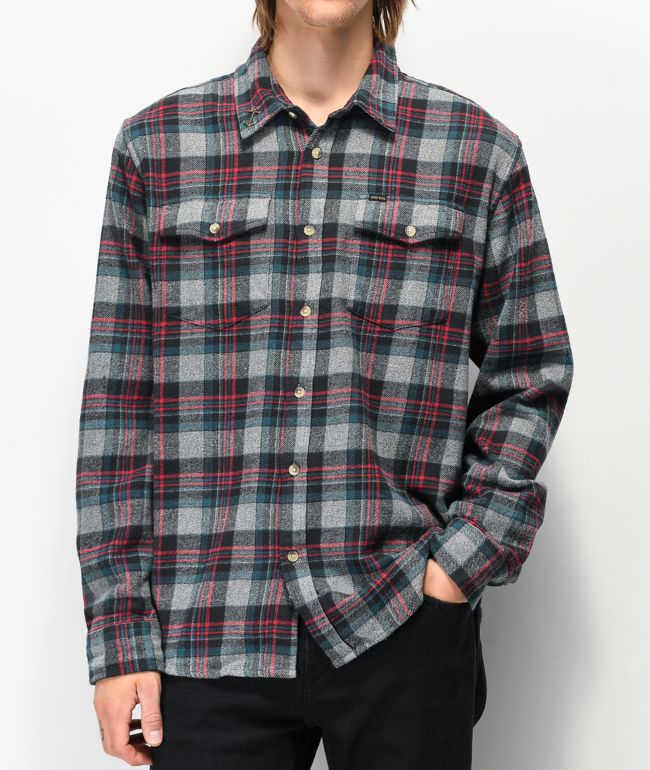 Dark Seas Awol Navy, Grey \u0026 Red Flannel