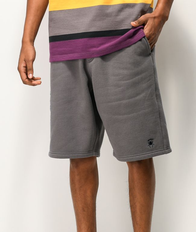 dark grey sweat shorts