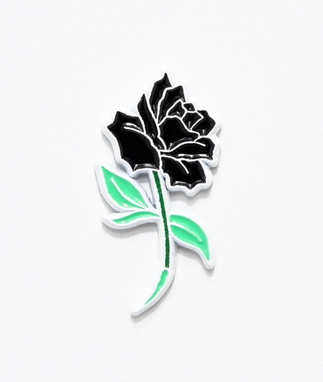 Deja Pins Black Rose Pin Zumiez
