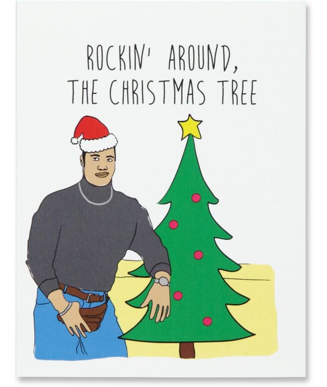 Diamond Donatello Rockin Around Card Zumiez Ca Christmas, xmas, holidays, typography, type, lettering, rockin around the christmas tree, music, musical, christmas tree, tree, green, red, yellow, song. zumiez canada