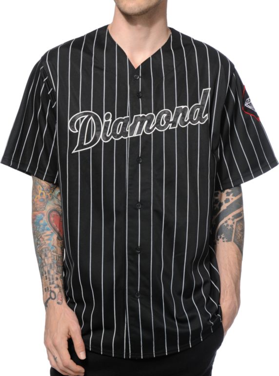 diamond supply baseball jersey
