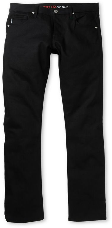 black jeans with diamonds