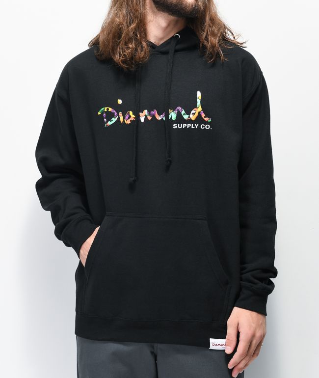 Diamond supply co hotsell og script hoodie