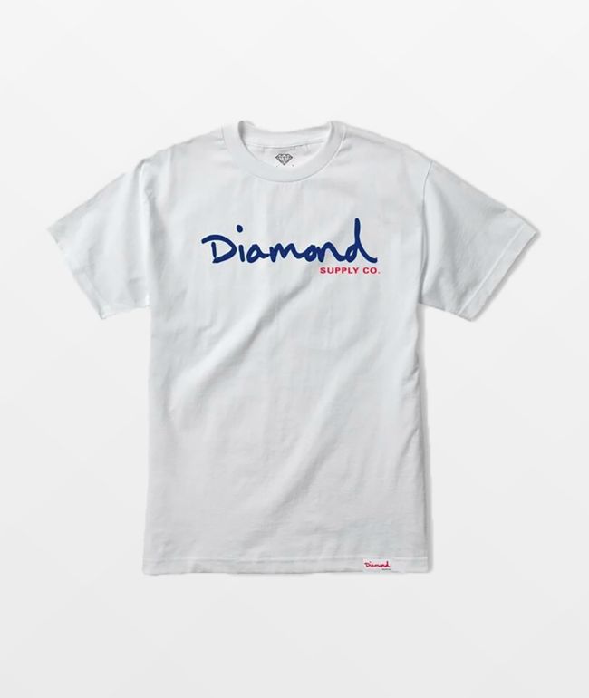 Diamond Supply Co. OG Script White T-Shirt