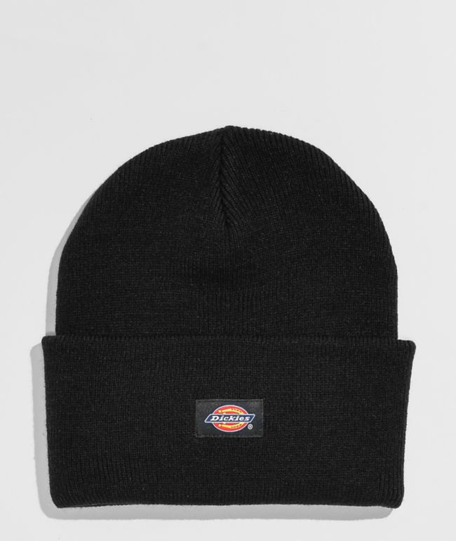 Dickies Cuffed Black Beanie