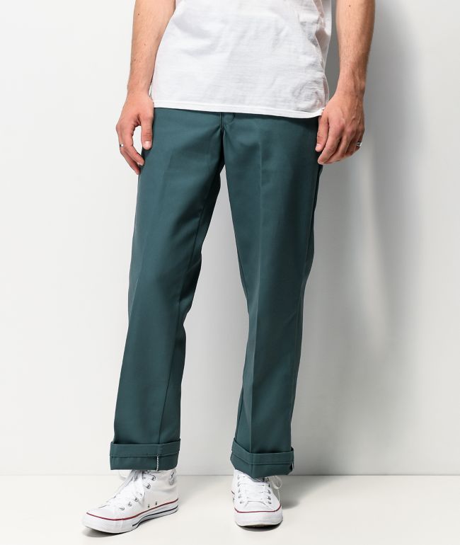 Dickies Regular Green Work Pants | Zumiez