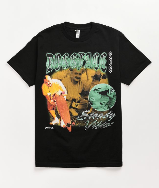 Doggface208 Steady Vibin Black T-Shirt