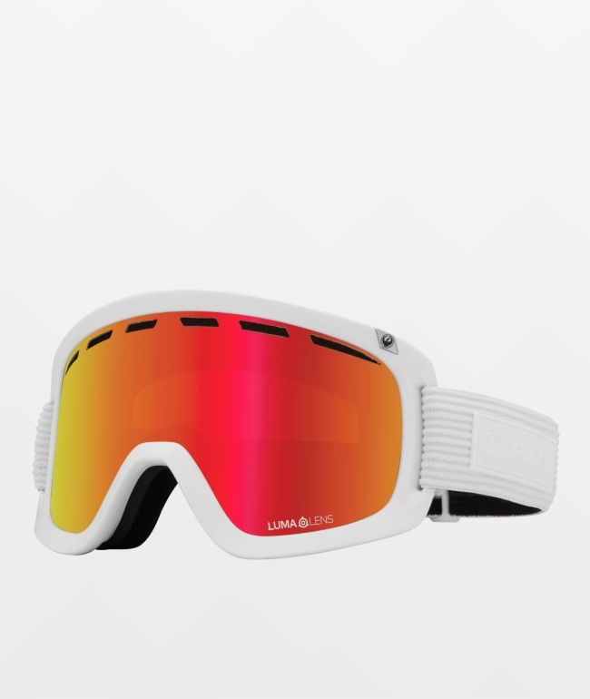 Dragon D1 OTG Corduroy Lumalens Red Ion Snowboard Goggles