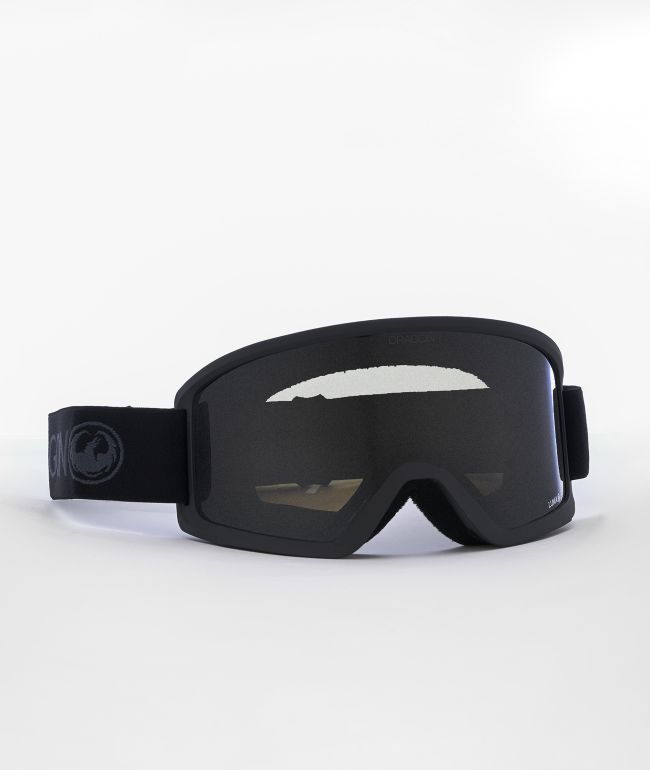 Dragon DX3 OTG Blackout & Smoke Lumalens Snowboard Goggles