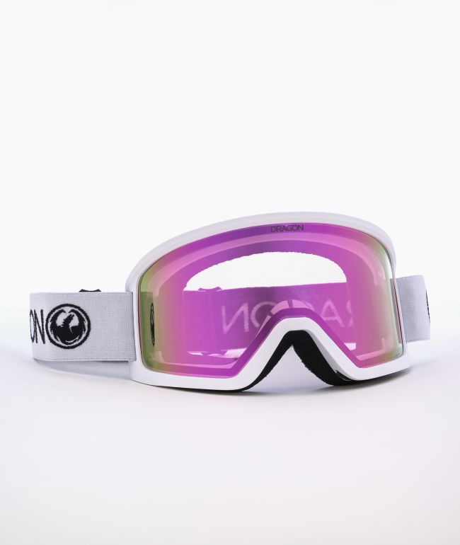 Dragon DX3 OTG Lumalens Pink Ion Snowboard Goggles