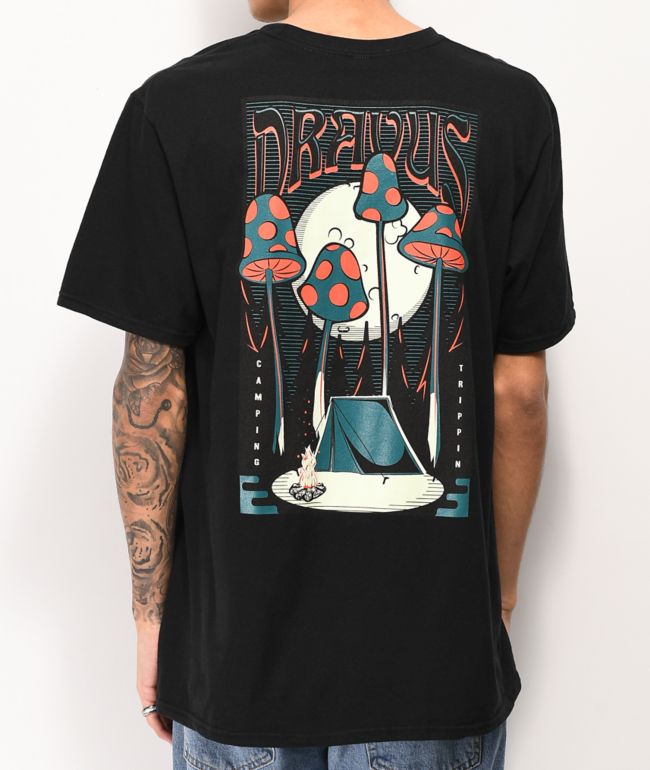 Dravus Camping Trippin Black T-Shirt