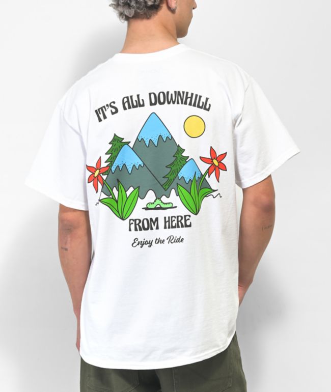 Dravus Downhill White T-Shirt