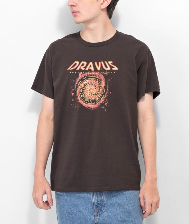 Dravus Earth Salutation Brown T-Shirt