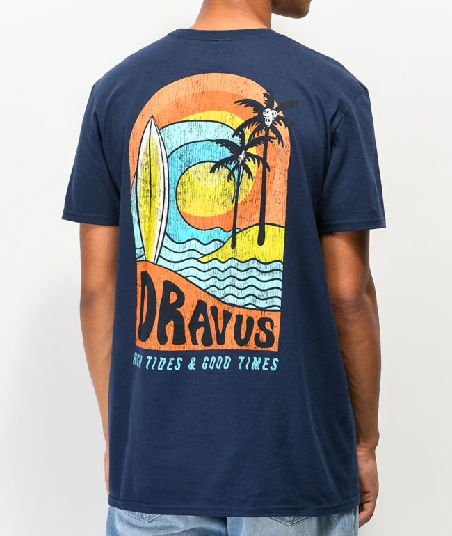 Dravus High Tides Navy T-Shirt