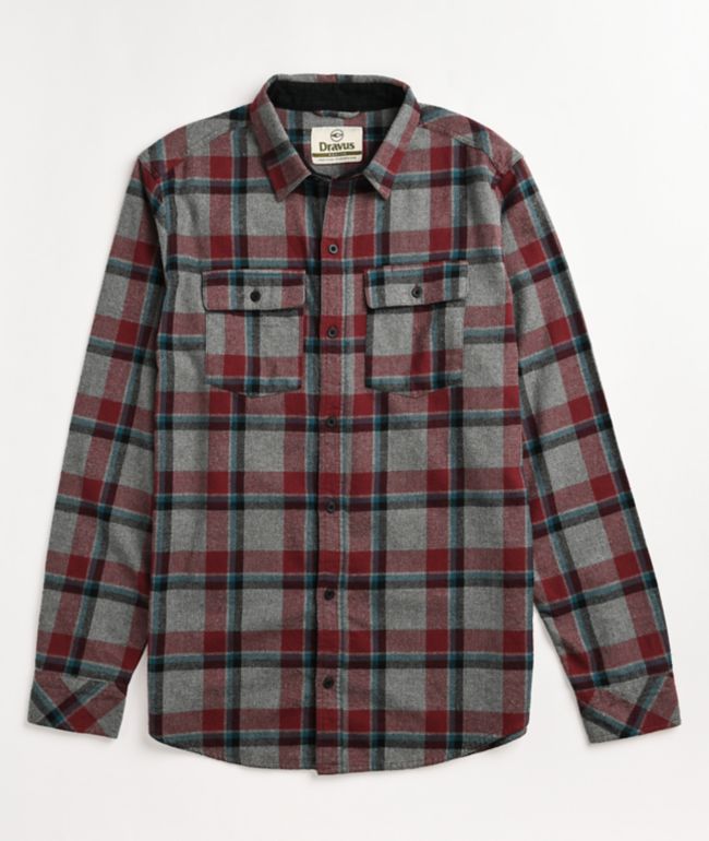 Dravus Jubal Chocolate Truffle & Black Flannel Shirt