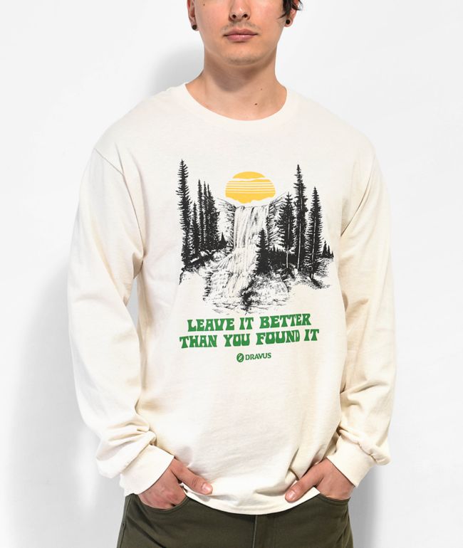 Dravus Leave It Better Cream Long Sleeve T-Shirt