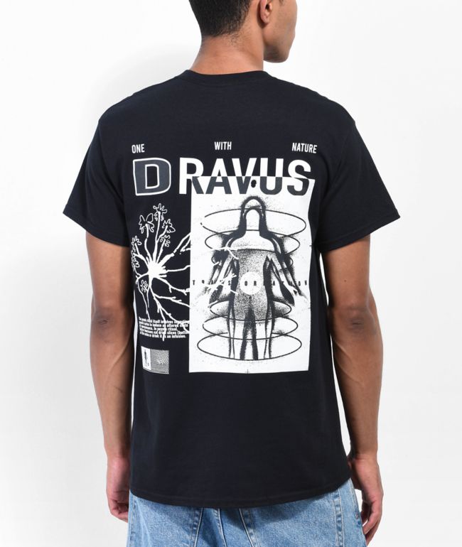 Dravus One With Nature Black T-Shirt 