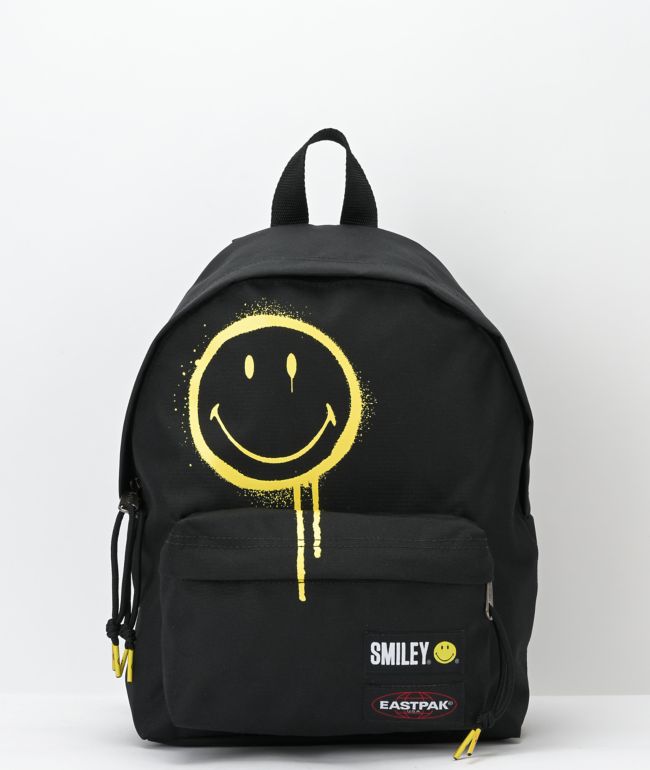 verdieping Ministerie Monet Eastpak x Smiley Orbit Black Mini Backpack