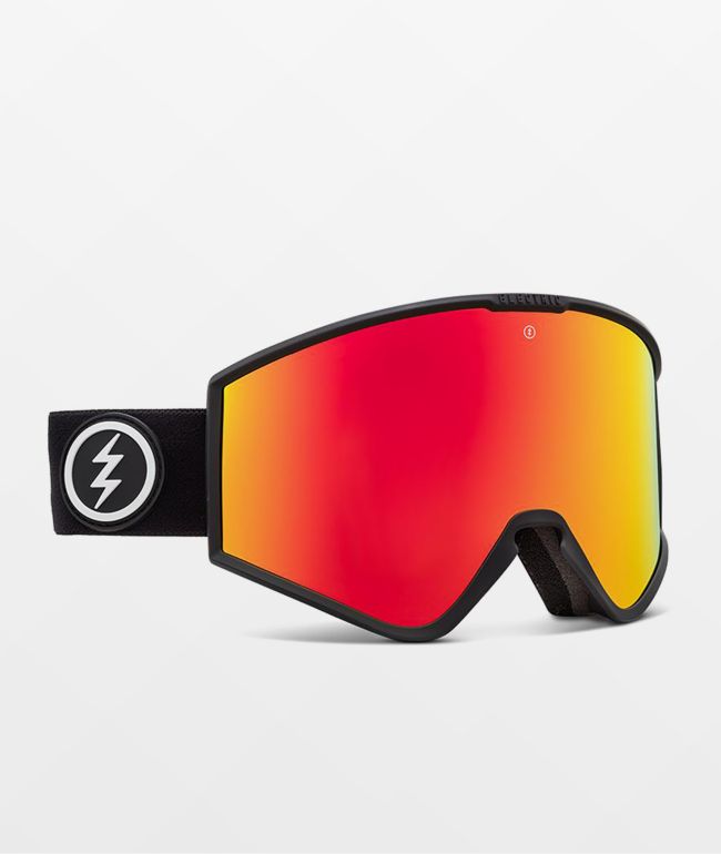 Electric Kleveland Black & Red Chrome Snowboard Goggles