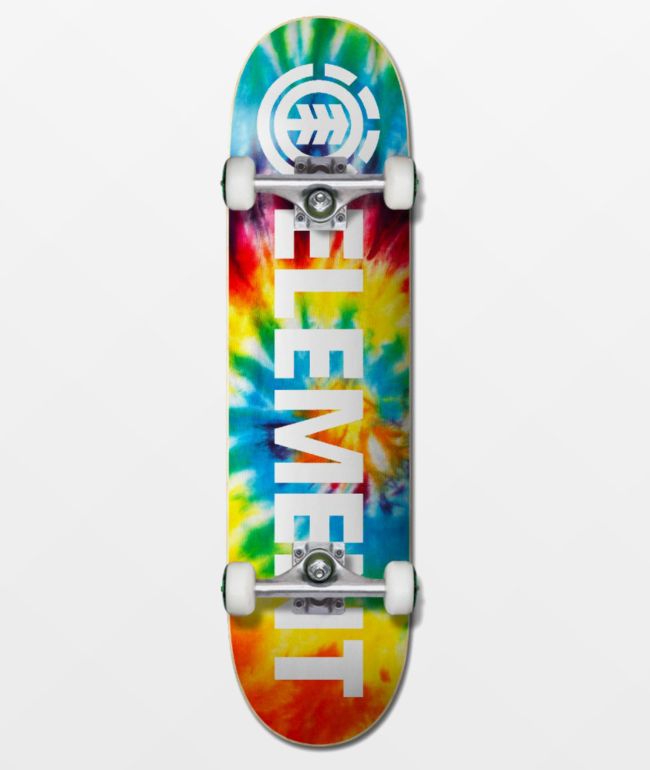 Element Blazin Tie Dye 7.75" Skateboard Complete