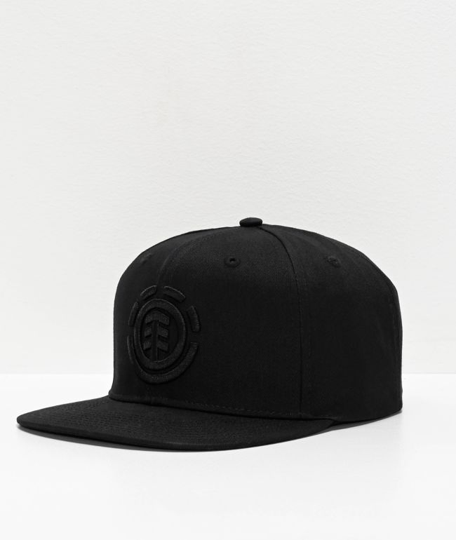 ga verder toegang natuurlijk Element Knutsen All Black Snapback Hat