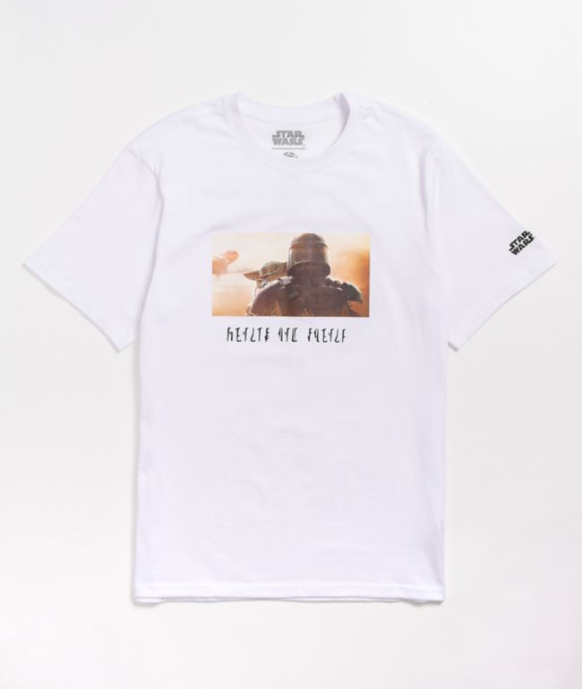 Element x Star Wars Mandalorian Protect White T-Shirt