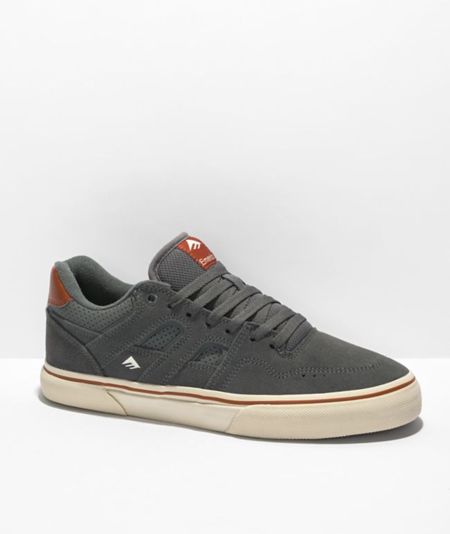 Emerica Tilt G6 Grey & Tan Skate Shoes