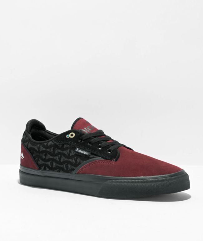Emerica x Independent Black & Red Skate Shoes