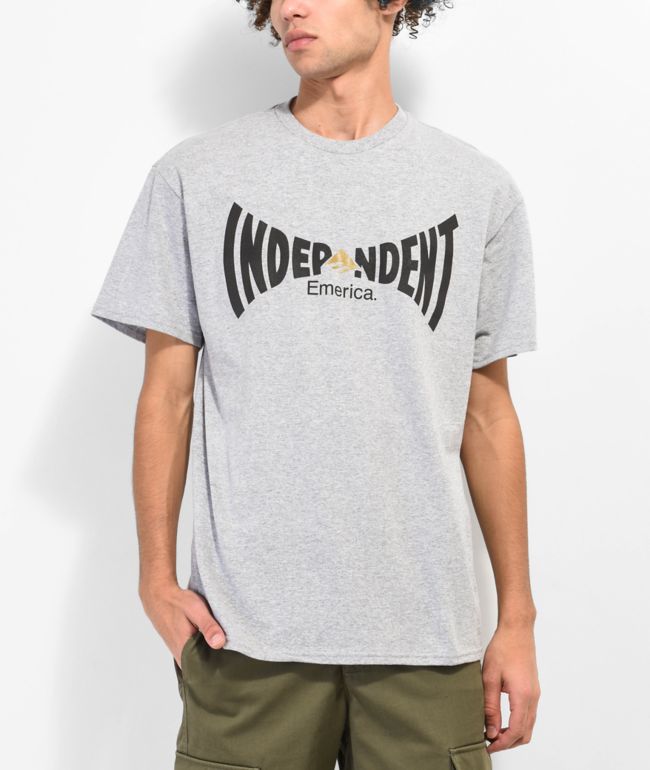 Emerica x Independent Span Grey T-Shirt