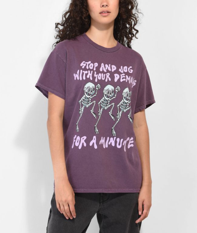 Emma Atterbury Demon Jog Purple T-Shirt