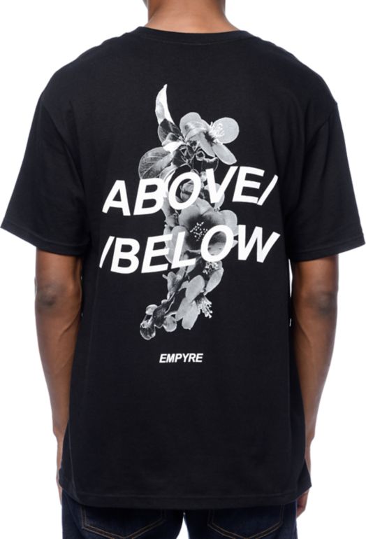 Empyre Above Below camiseta en negro