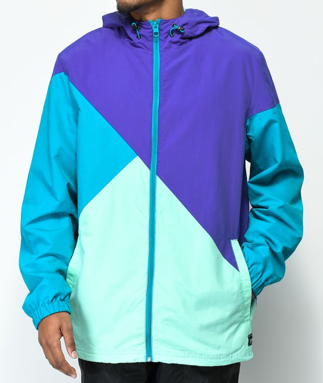 purple blue jacket