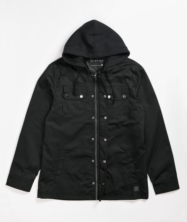 Empyre Backfire Black Hooded Jacket