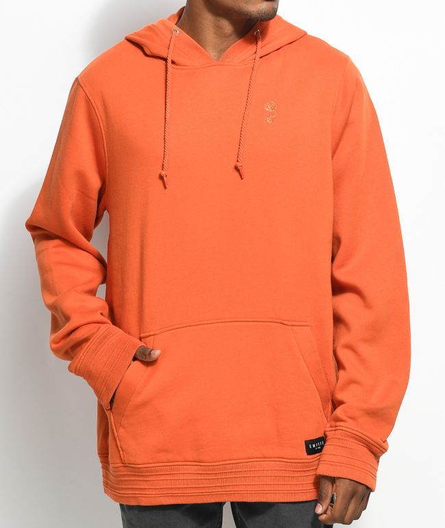 Burnt orange hoodie clearance