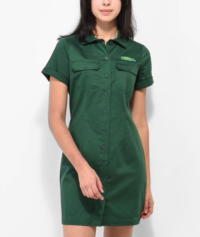 Empyre Brandi Green Worker Dress