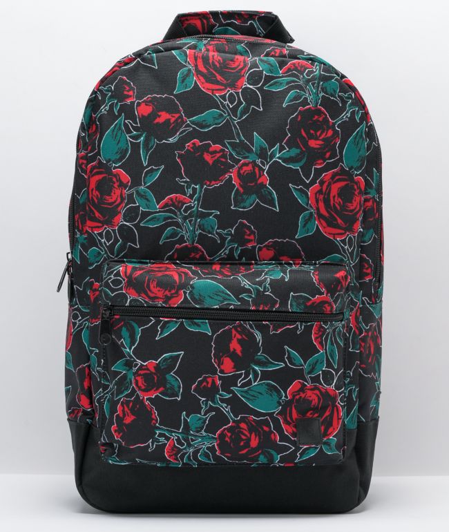 Empyre Brenda Neon Roses Black Backpack