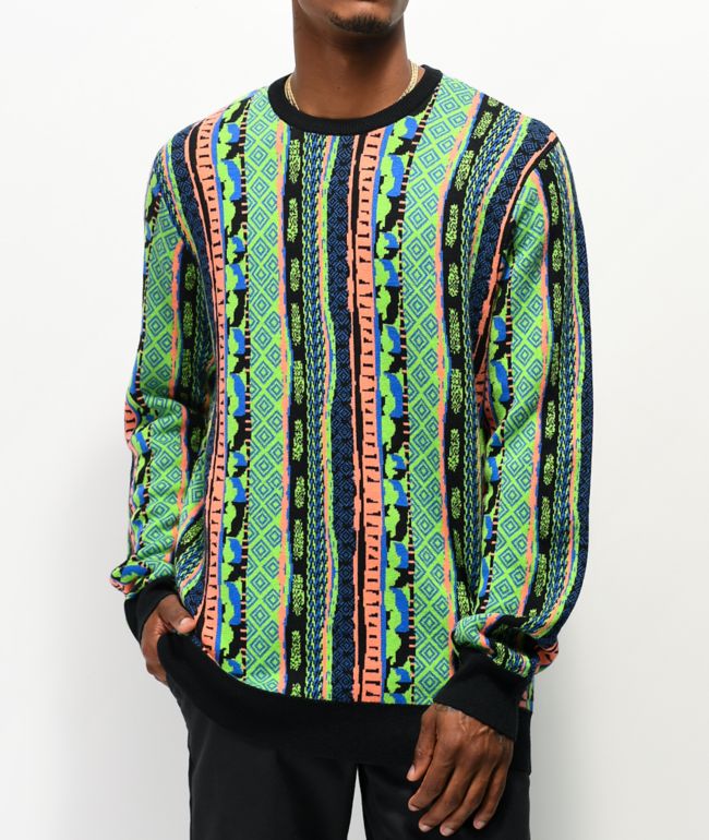 mens vertical striped sweater