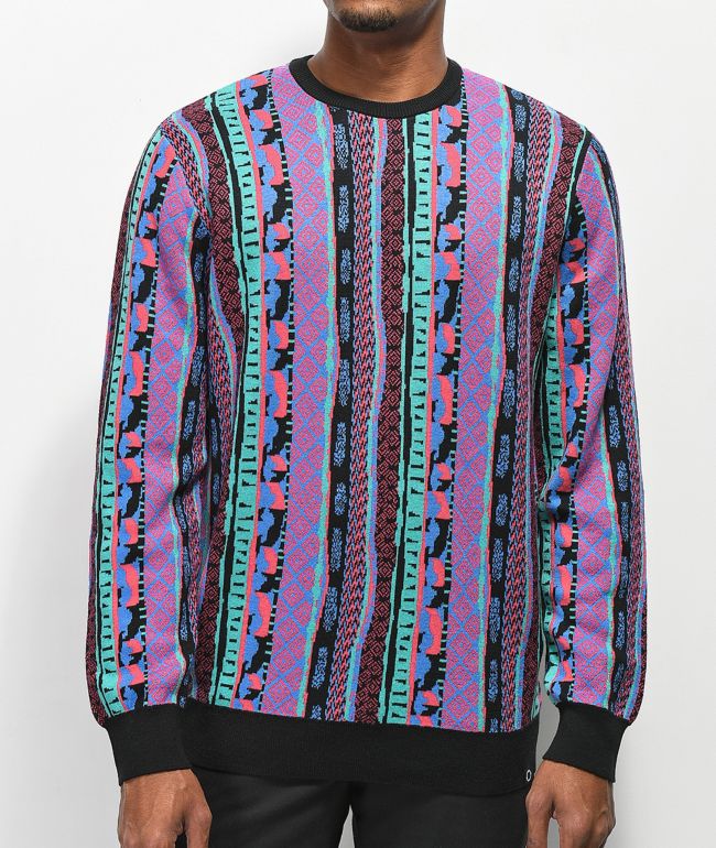 vertical striped cardigan