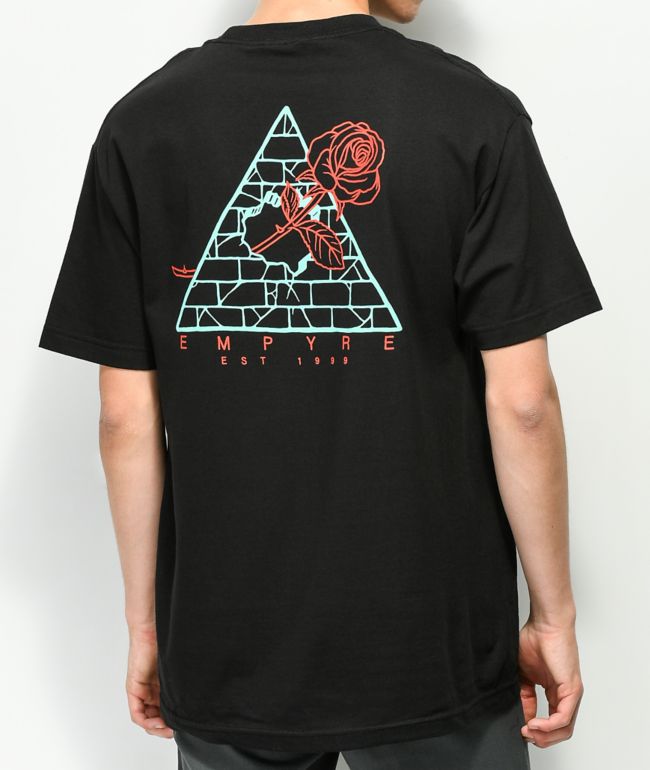 Empyre Broken Roses Black T-Shirt