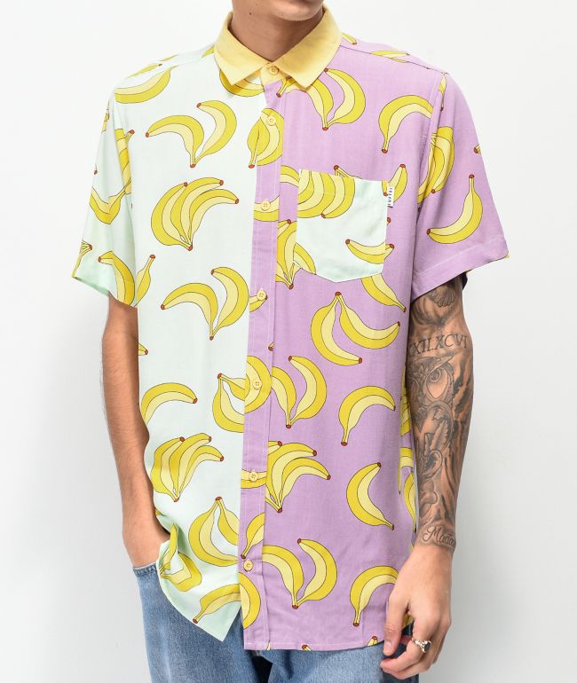 banana shirt button up