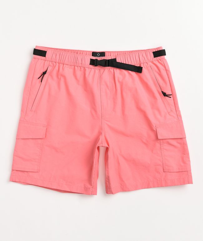 elastic waist cargo shorts