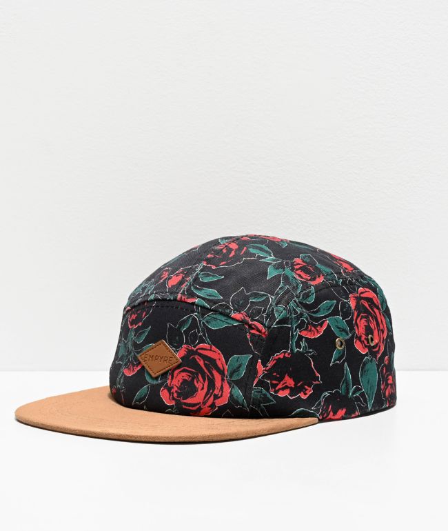 Empyre Talia Black 5 Panel Strapback Hat Zumiez
