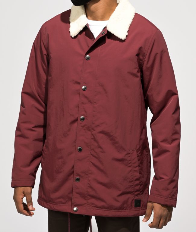 borg lined coach jacket