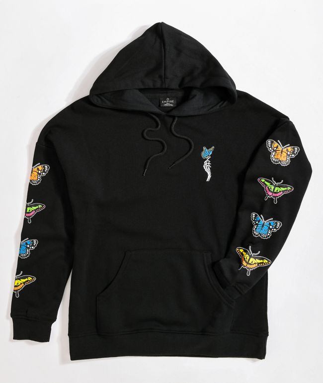 Empyre Fredia Butterfly Black Hoodie