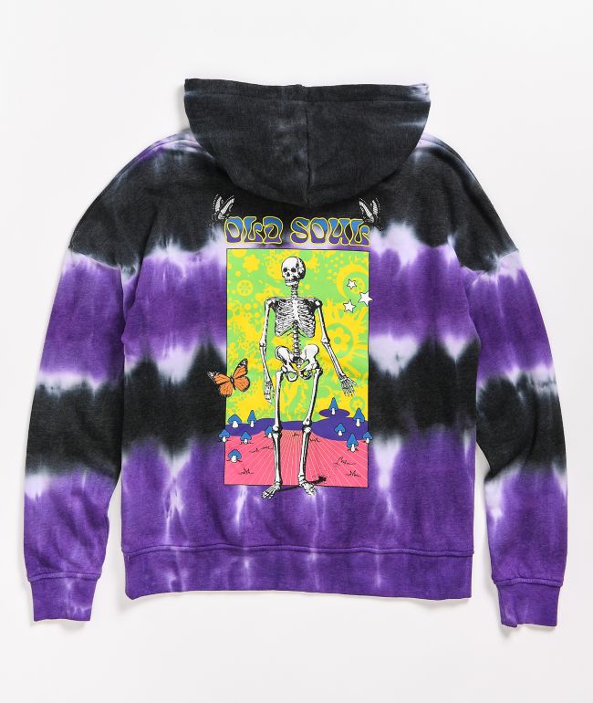 black and purple hoodie