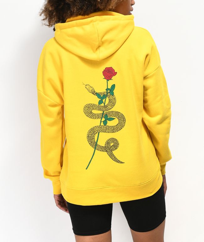 yellow rose sweatshirt