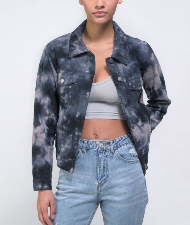 Empyre Freya Black Tie Dye Corduroy Jacket