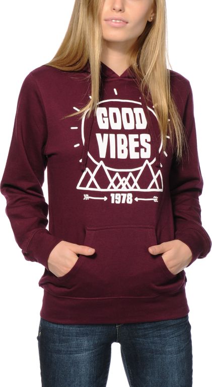good vibes hoodie