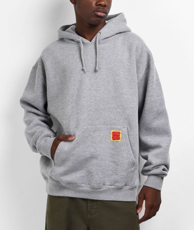 Empyre Graffiti Patch Logo Sudadera con capucha gris