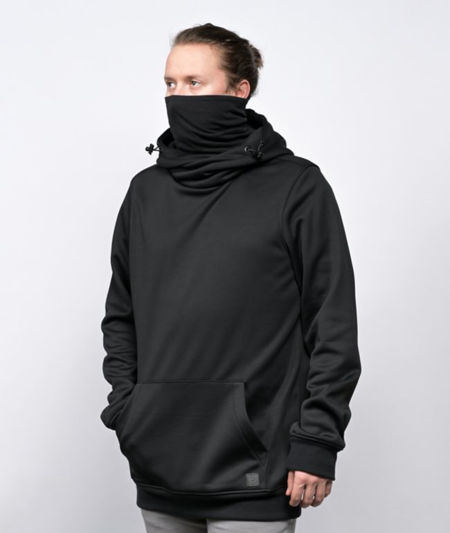 Empyre Howl Black Tech Fleece Mask Hoodie